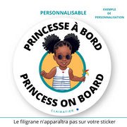 Clairabord - Sticker voiture bébé à bord - personnalisable - priv